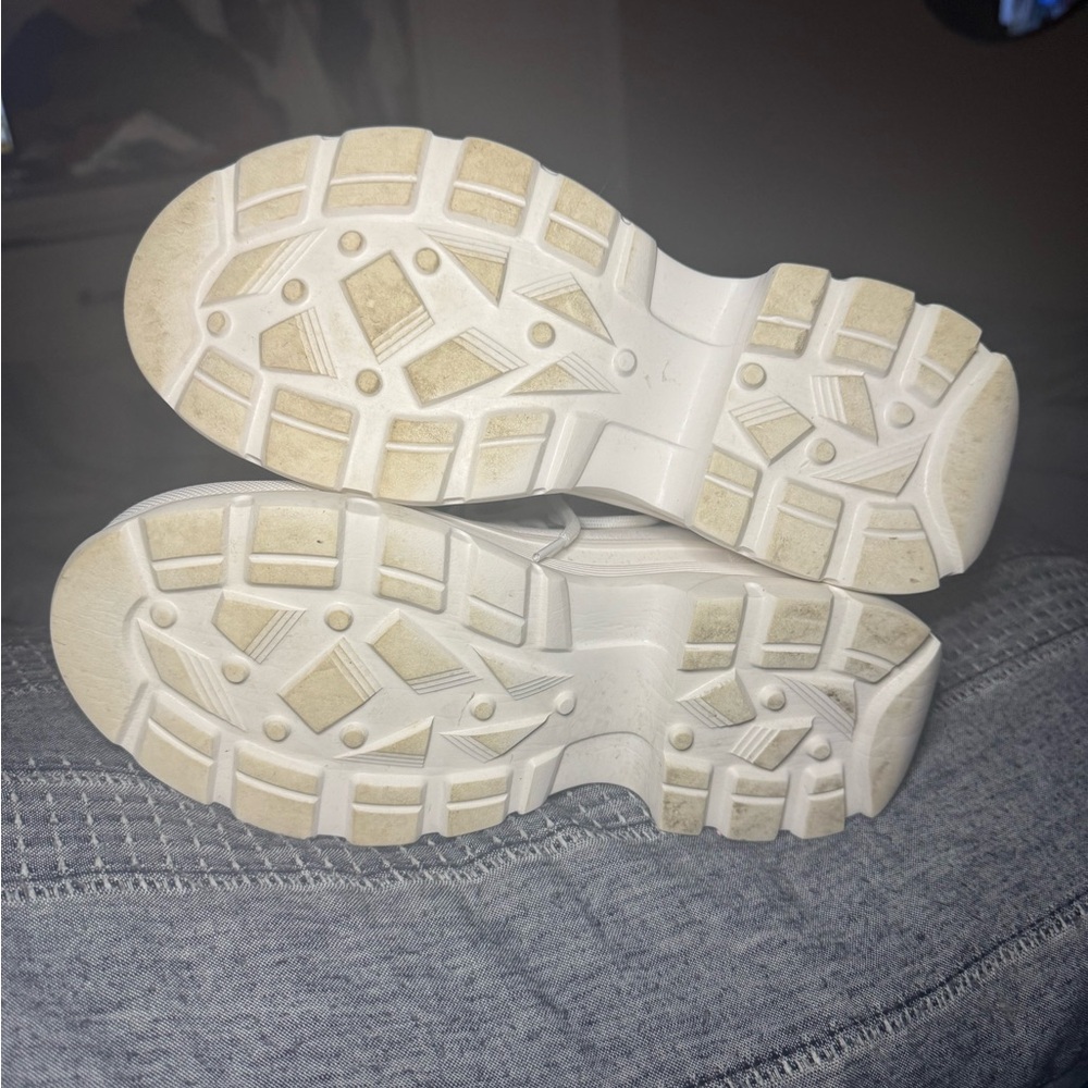 Berness High-Top White Sneakers Size 7 - Picture 9 of 9
